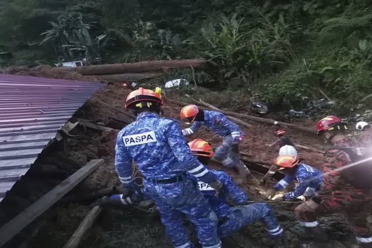 malaysia landslide today