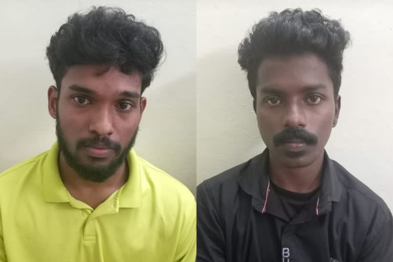 mdma  arrested with mdm  kannur  mdma arrest  kannur mdma arrest  എംഡിഎംഎ  കുടിയാന്‍മല  എംഡിഎംഎയുമായി രണ്ട് യുവാക്കള്‍ പിടിയില്‍  എംഡിഎംഎ പിടികൂടി  കായാലംപാറ