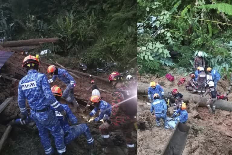Malaysia landslide 2022