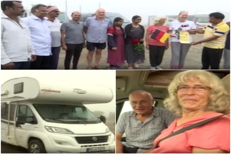 15 Couple belong to different countries travel together for a World Tour on Caravan