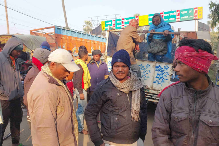पटना में मजदूर की मौत