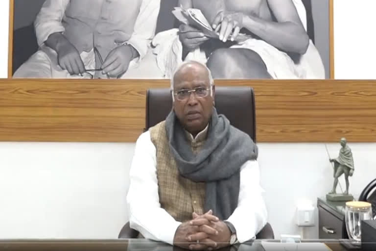 Congress president Mallikarjun Kharge