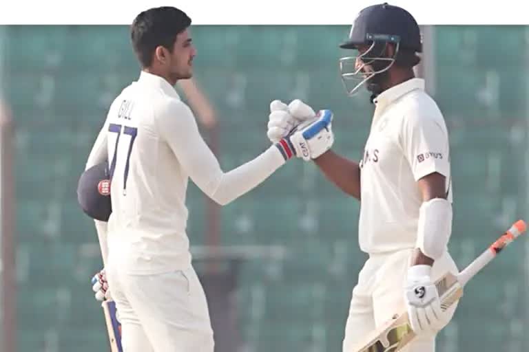 Gill, Pujara smash hundreds as India reach commanding position in opening Test