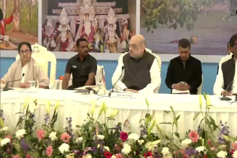 Amit Shah presiding over the Eastern Zonal Council meeting in Kolkata