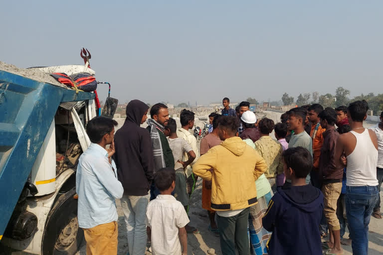 Accident during Construction of Manihari Ganga bridge