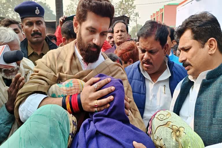 Chirag Paswan met victims of Chhapra liquor case