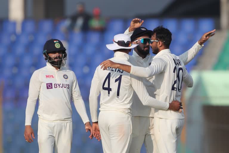 Ind vs Ban 1st Test 4th day highlights  india vs bangladesh test  chittagong test  Axar Patel grabbed three wickets  Axar Patel  ചിറ്റഗോങ് ടെസ്റ്റ്  ഇന്ത്യ vs ബംഗ്ലാദേശ്  അക്‌സര്‍ പട്ടേല്‍  ഷാക്കിബ് അല്‍ ഹസന്‍  Shakib Al Hasan  Mehidy Hasan  ഷാക്കിബ് അല്‍ ഹസന്‍  ബംഗ്ലാദേശ്