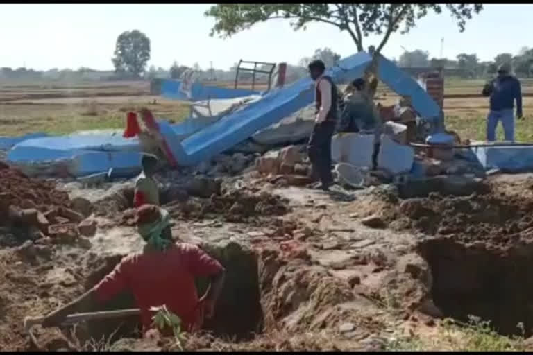 During Trial Water Tower Razed Within Minutes