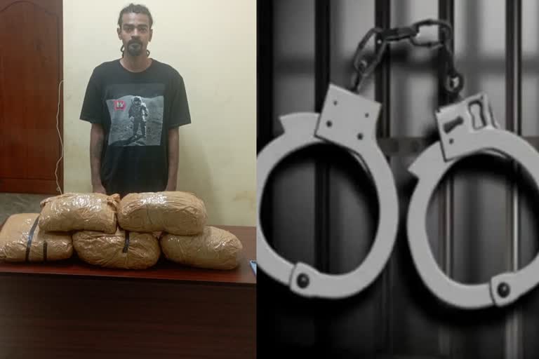 Yoga teacher arrested for selling ganja