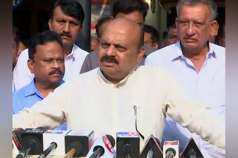 The Chief Minister interacted with the media in Hubli