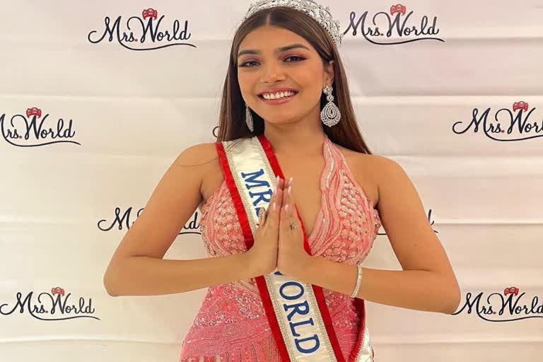 Sargam Kaushal Crowned Mrs World 2022