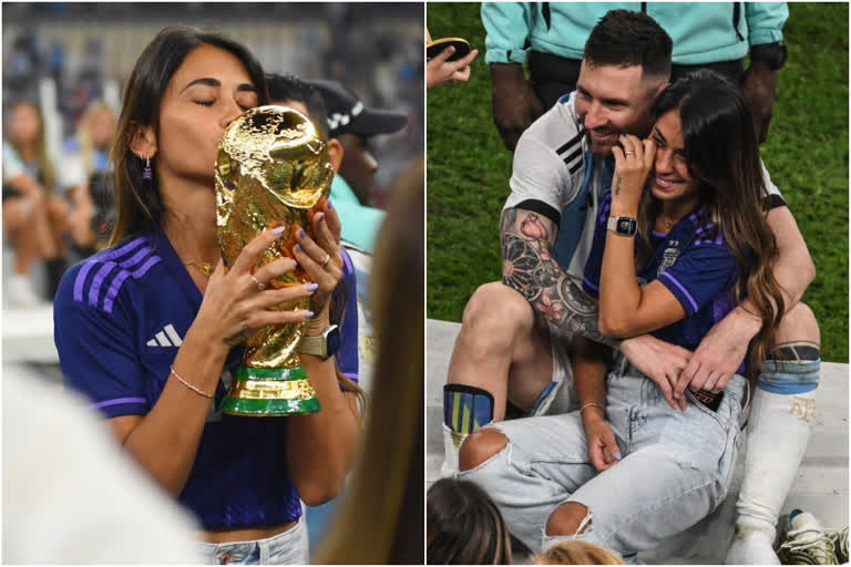 Antonella Roccuzzo  Antonella Roccuzzo congratulates Lionel Messi  Antonella Roccuzzo Instagram  Lionel Messi  Messi s wife Antonella Roccuzzo  fifa world cup  fifa world cup 2022  Qatar world cup