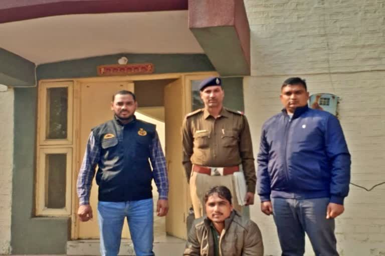 Faridabad Crime Branch team arrested accused in theft case