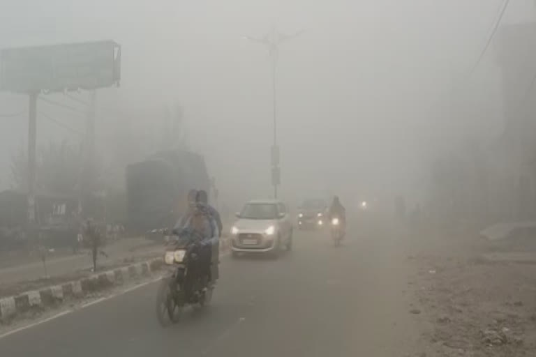 Life affected due to fog at Amritsar