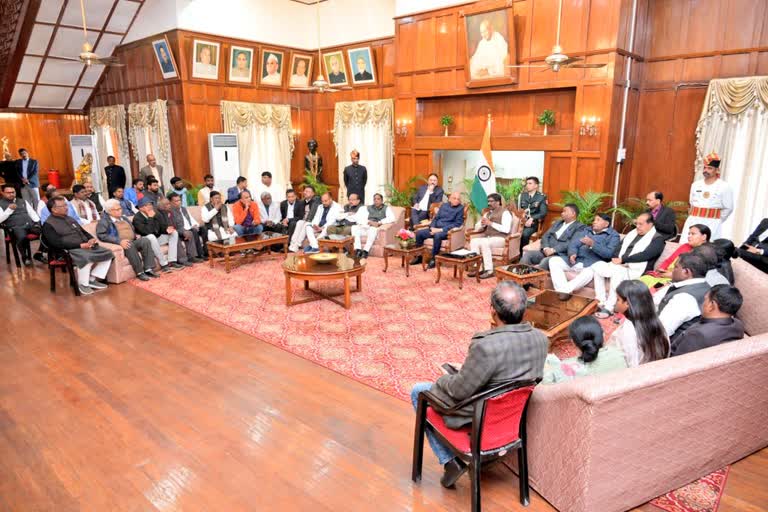 All party delegation met Governor Ramesh Bais