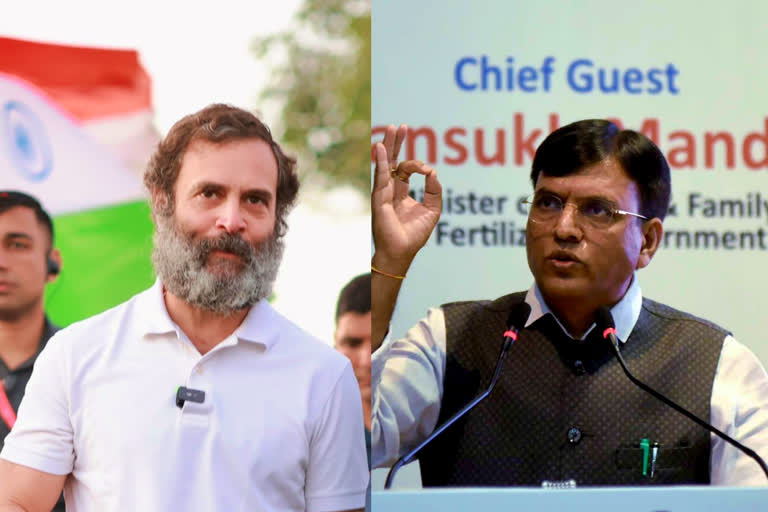 Rahul on Mandviya's covid concerns