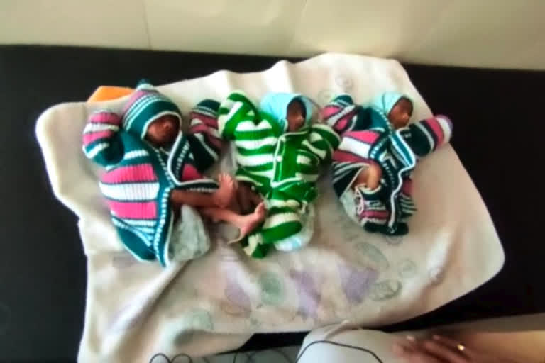 woman gave birth to three boys one delivery