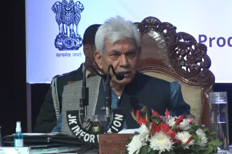 Jammu and Kashmir Lieutenant Governor Manoj Sinha