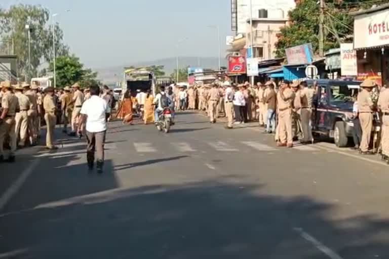 Police deployment in Belgaum