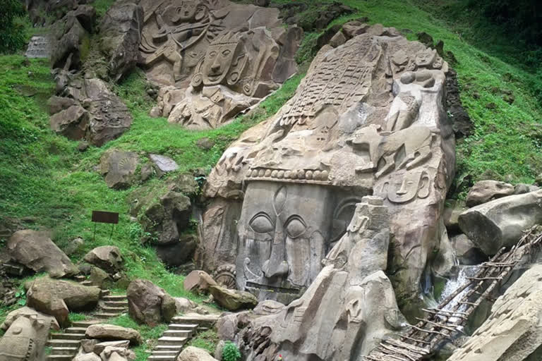 Tripura Unakoti Heritage Site ETV Bharat