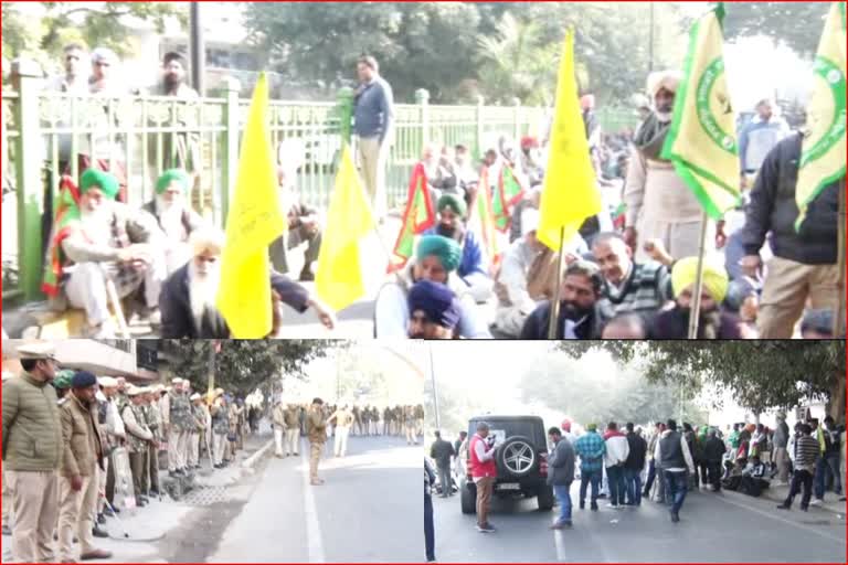 farmers protest in chandigarh