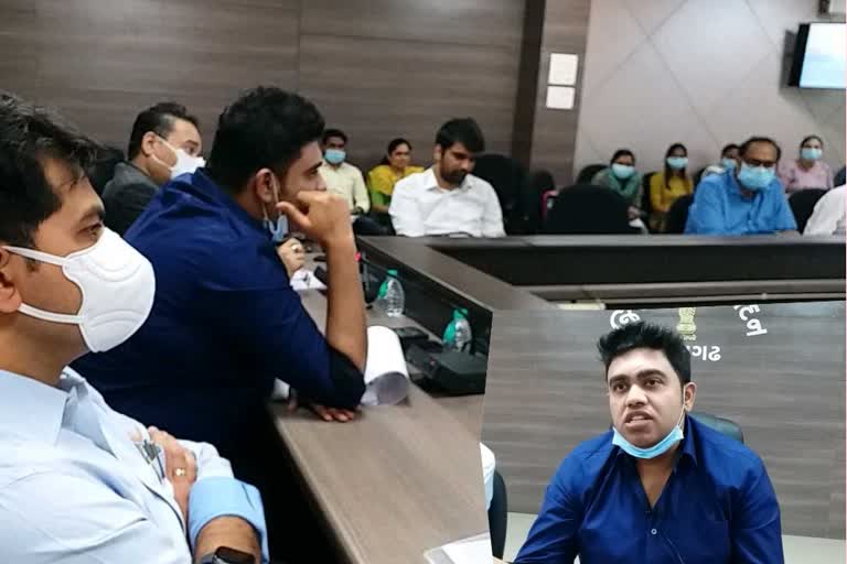 meeting of administration with rachit raj dm