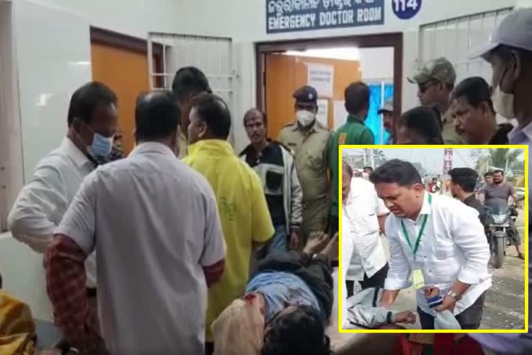 bjd president helped injured people