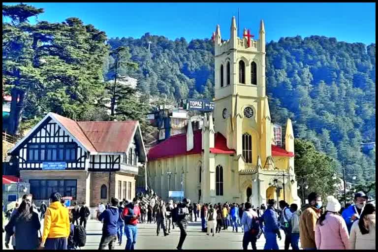 White Christmas in shimla