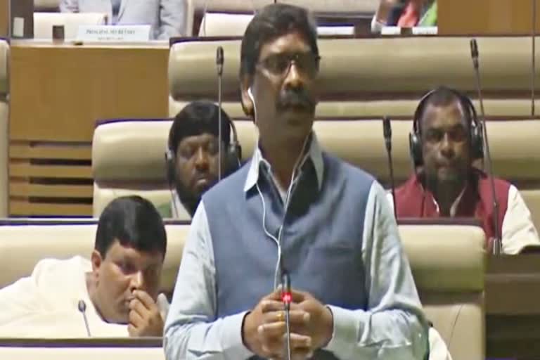 CM Hemant Soren address in Assembly