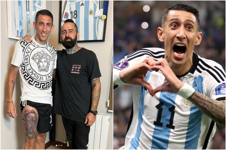 Angel Di Maria  Angel Di Maria tattoo  Angel Di Maria s world cup tattoo  Qatar world cup  fifa world cup 2022  Angel Di Maria instagram  എയ്‌ഞ്ചൽ ഡി മരിയ  എയ്‌ഞ്ചൽ ഡി മരിയ ലോകകപ്പ് ടാറ്റു  ഖത്തര്‍ ലോകകപ്പ്  ഫിഫ ലോകകപ്പ്