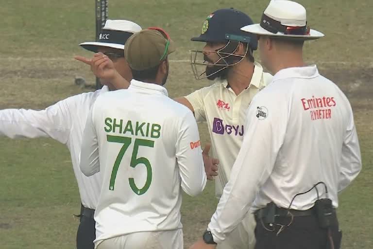 2nd Test match: Virat Kohli and Bangladesh players had a heated argument