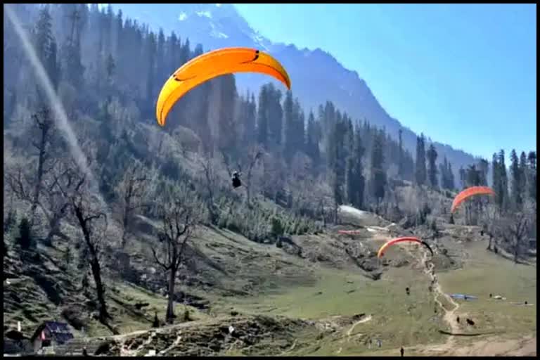Tourist dies while paragliding in Kullu
