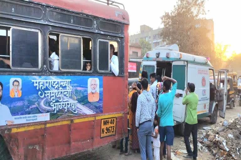 Baby Birth In Running ST Bus Thane