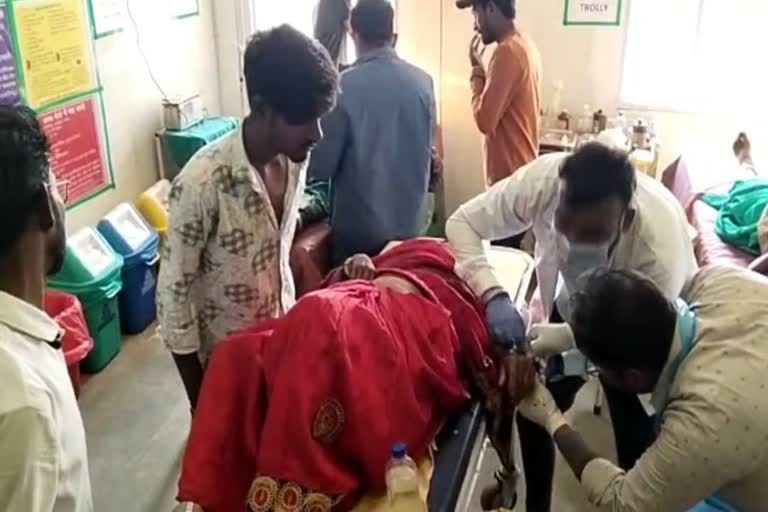 injured brought to district hospital