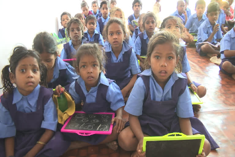 Schools in a brick kiln