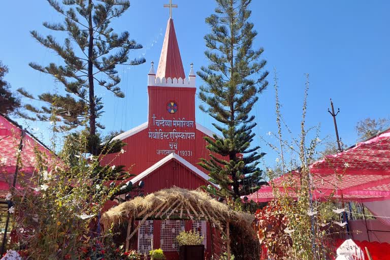 historical church in jagdalpur