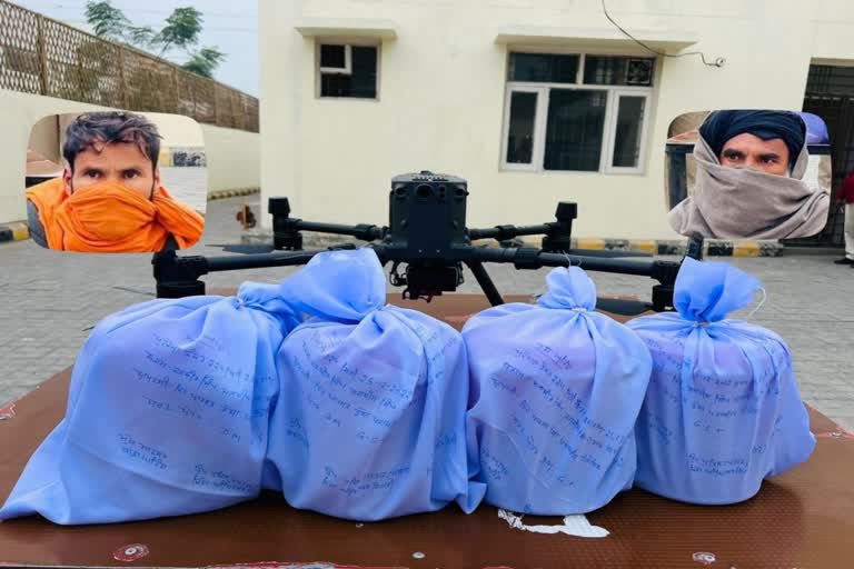 two-drug-trade-kingpins-held-in-punjab-10-kg-heroin-drone-seized