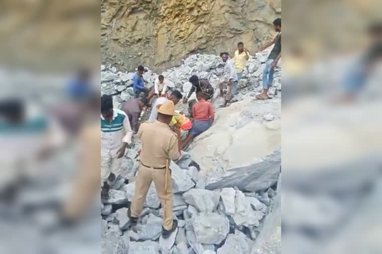 Bilikallu quarry collapsed