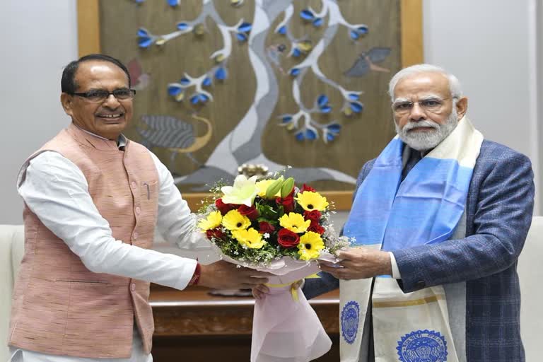 CM Shivraj meet PM Modi