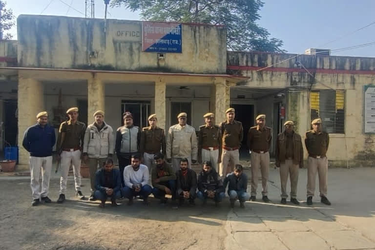 bike gang busted in Jhalawar, 6 accused with 13 stolen bikes arrested