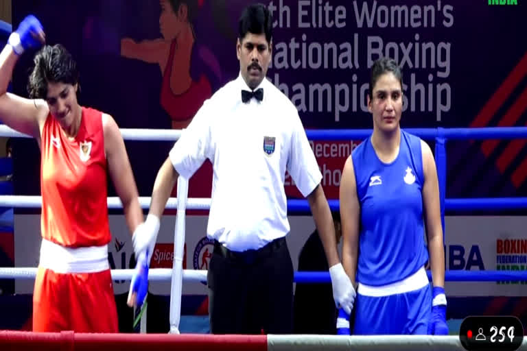 bhiwani boxing player won gold women boxer player in bhiwani welcome in bhiwani