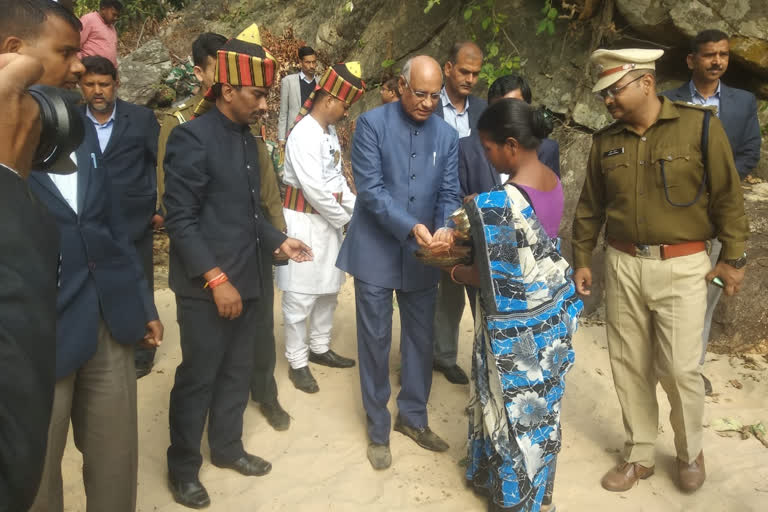 Governor Ramesh Bais at Ulung Fall