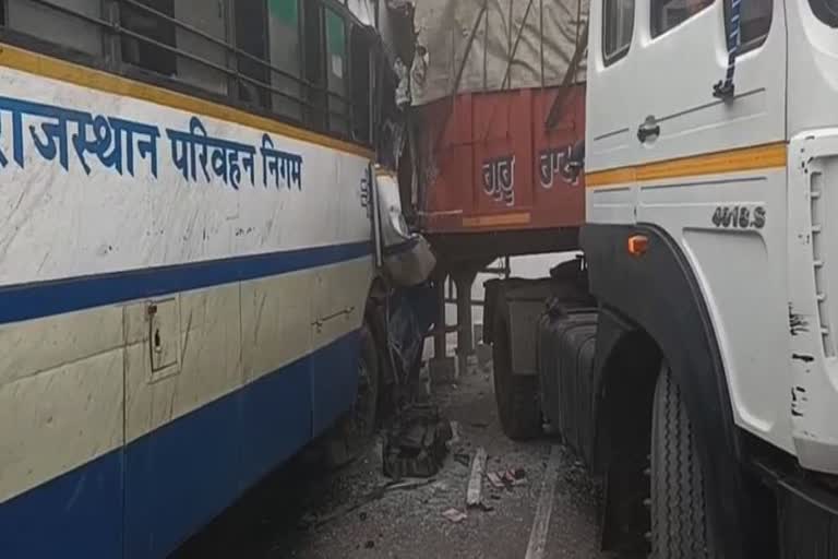 Road Accident in sikar