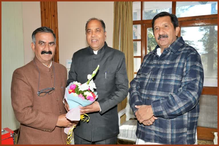 Jairam Thakur met CM Sukhvinder Singh Sukhu