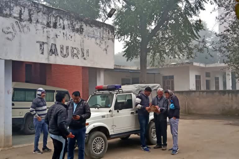 CM flying squad raid in Tauru Tehsil office