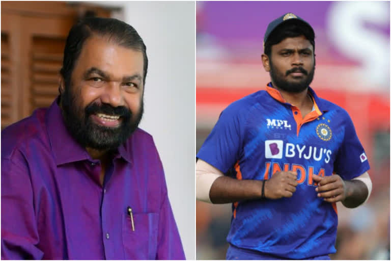 v sivankutty criticize bcci  v sivankutty  v sivankutty facebook  sanju samson  v sivankutty criticize bcci for dropping sanju  ind vs sl  ഇന്ത്യ vs ശ്രീലങ്ക  സഞ്‌ജു സാംസണ്‍  വി ശിവന്‍കുട്ടി  ബിസിസിഐക്കെതിരെ വി ശിവന്‍കുട്ടി