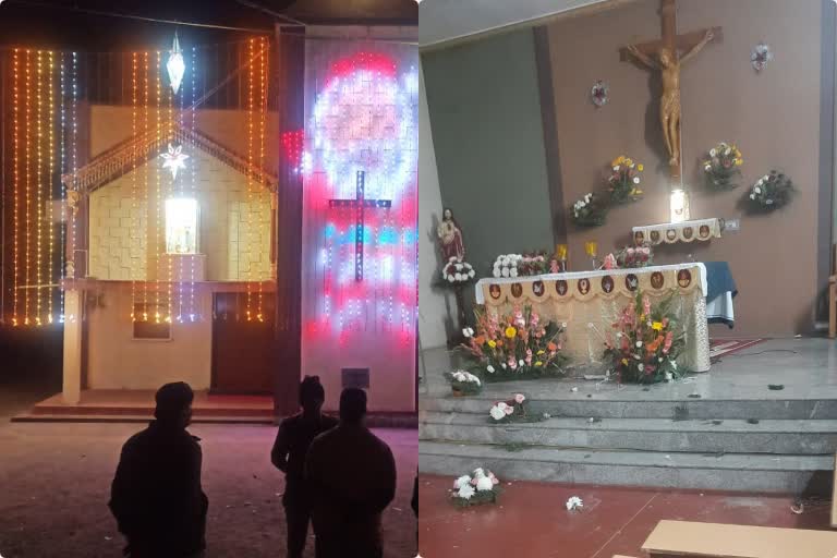 Church attacked in Karnataka: ଯୀଶୁଙ୍କ ମୂର୍ତ୍ତି ଭାଙ୍ଗିଲେ ଦୁର୍ବୃତ୍ତ