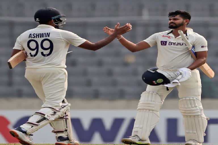 Ravichandran Ashwin, Shreyas Iyer jump