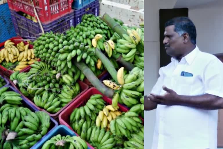 பள்ளி மாணவர்களுக்கு 10 ஆயிரம் வாழைப்பழங்களை வழங்கிய தஞ்சை விவசாயி