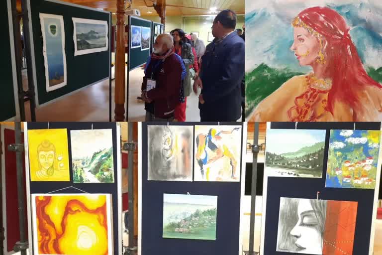 Three Day Painting exhibition in Kangra.